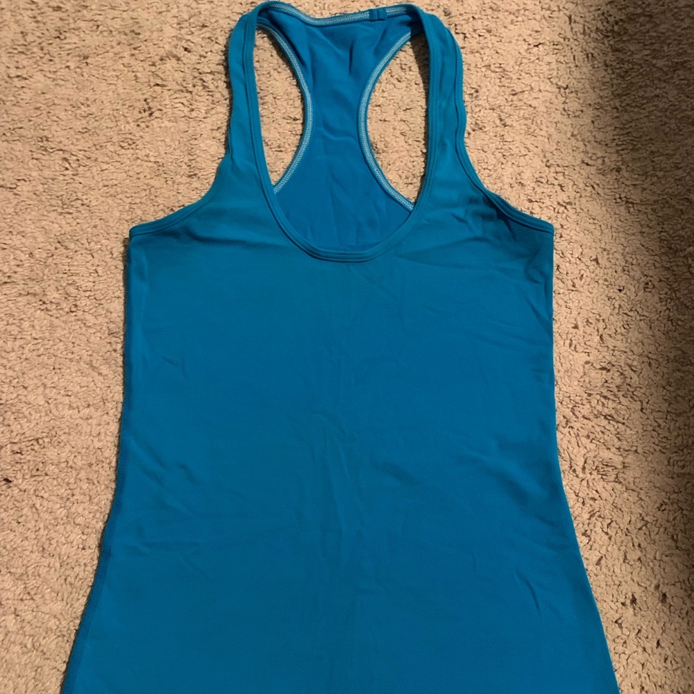 EUC Lululemon Blue Cool Racerback Top